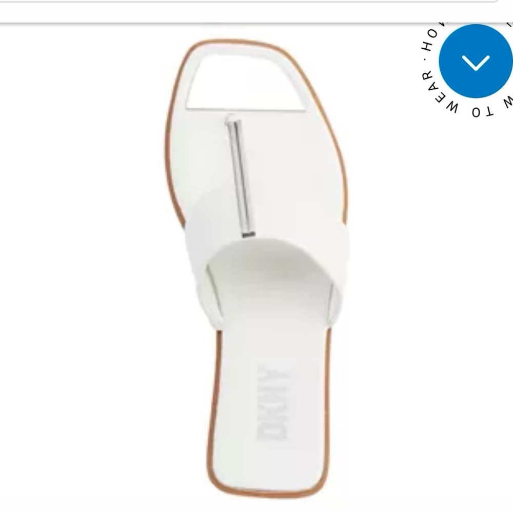 🩴 DKNY White Women's Sandals